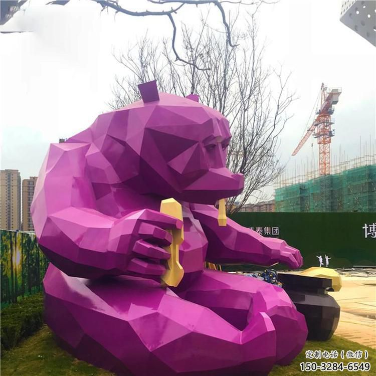 門口黑熊雕塑 售樓處仿真雕塑 彩繪小品