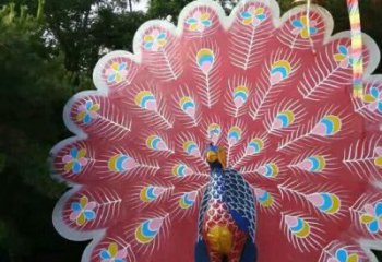 創(chuàng)意孔雀雕塑 步行街店門口雕塑 玻璃鋼動(dòng)物雕塑小品