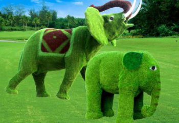 農村小象雕塑，廣場擺件，抽象工藝