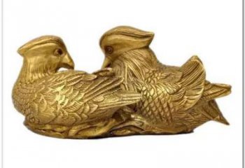 風景區(qū)鴛鴦雕塑 售樓處廣場雕塑 仿古擺件