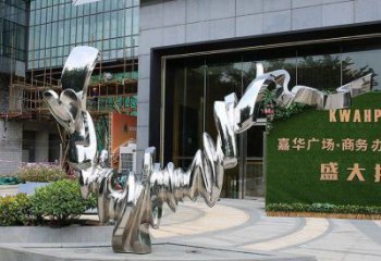 操場貓咪雕塑，鏤空海洋雕塑，噴砂制造