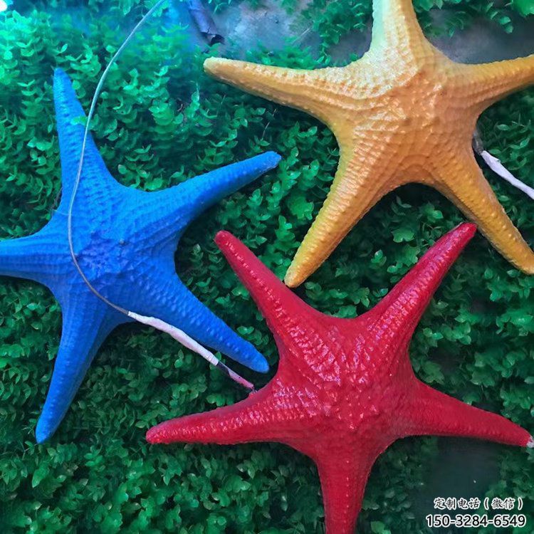 飯店海星雕塑，鍍金歐式雕塑，彩繪工藝