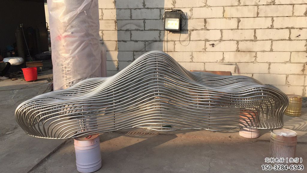 廣場景觀雕塑，假山水景雕塑，抽象效果