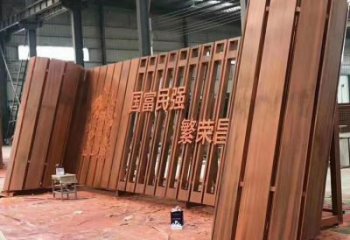 園林書籍雕塑，噴漆景觀雕塑，網格形式