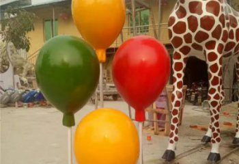 氣球雕塑，鏤空景觀雕塑，抽象效果