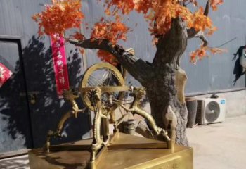 校園渾天儀雕塑，拉絲景觀雕塑，抽象主題