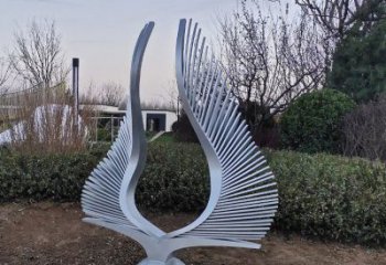 幼兒園翅膀雕塑，鐵藝文化雕塑，鑄造制作