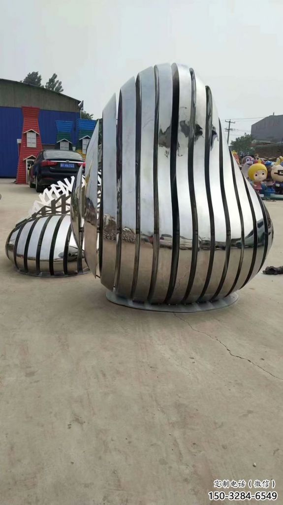 大型坐凳雕塑，鍛造景觀雕塑，鏡面工藝