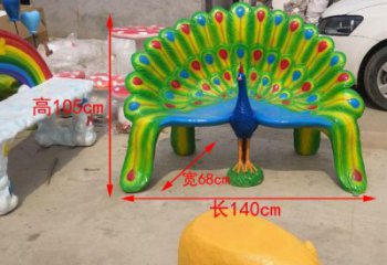 街道座椅雕塑，鍛造景觀雕塑，古銅效果