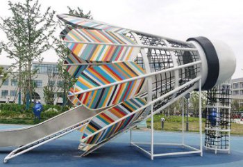 步行街羽毛球雕塑 游樂(lè)場(chǎng)景觀小品 鑄造雕塑