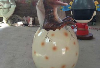選用店門口恐龍蛋雕塑 創(chuàng)意動(dòng)漫雕塑 仿真擺件