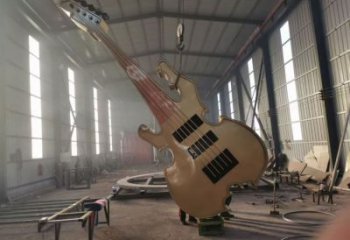 景觀吉他雕塑 烤漆大型小品 酒店雕塑