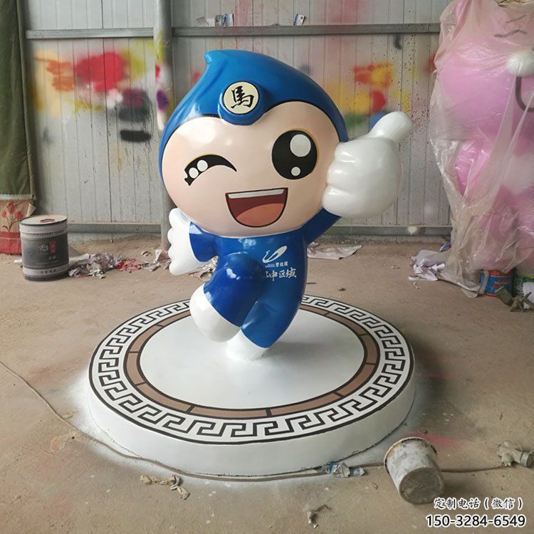 動漫娃娃雕塑 酒店公園雕塑 風景區(qū)擺件