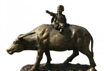 草地牧童雕塑廠 現(xiàn)代校園民俗雕塑 大型鑄銅雕塑