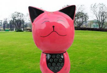 酒店機器貓雕塑 庭院卡通雕塑 彩繪小品