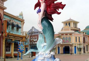 水景美人魚雕塑 風(fēng)景區(qū)幾何雕塑 廣場(chǎng)小品