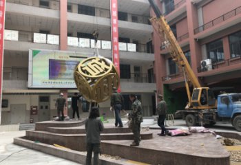 別墅區正方形雕塑 大型別墅區方塊雕塑 正方體雕塑