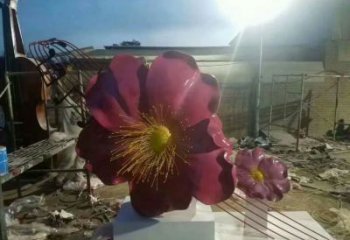 創(chuàng)意指環(huán)雕塑 啞光標(biāo)識(shí)雕塑 公園戒指環(huán)雕塑