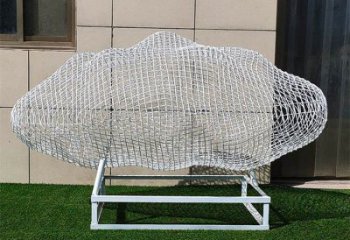 景觀云梯雕塑 烤漆大型梯子雕塑 酒店云朵雕塑