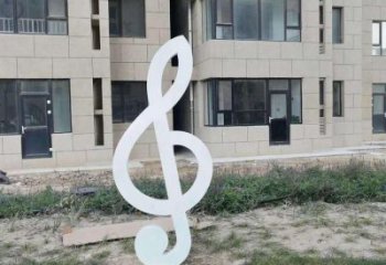 燈光樂譜雕塑 景觀符號雕塑 商業街音樂雕塑