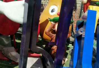 仿古樂譜雕塑 騰飛符號雕塑 房地產(chǎn)音樂雕塑