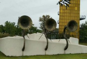 沖鋒號雕塑廠家 歐式步行街小品 大型商場雕塑