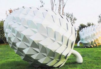 創意松塔雕塑 啞光松果造型 公園雕塑