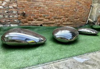 彩繪鵝卵石雕塑 景觀雕塑 街頭空心石雕塑