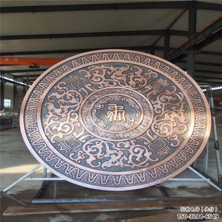 鑄銅福字浮雕制造商，城區(qū)小品，福字浮雕定制