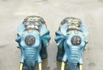 大象雕塑選用，鑄造工藝，彩繪大象雕塑生產廠家