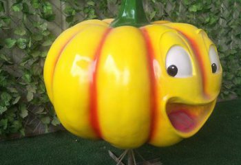 果籃雕塑服務商，美陳雕塑，南瓜果籃雕塑精選