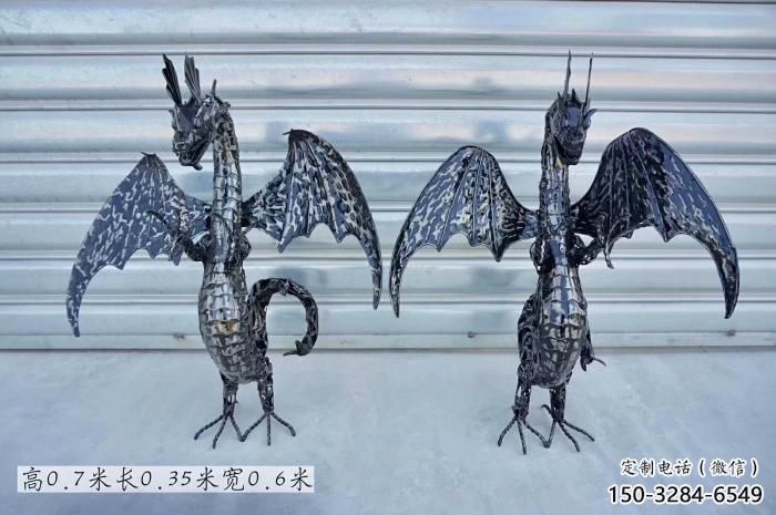 恐龍雕塑常用，鋼管組合，景觀鐵藝恐龍雕塑定價(jià)