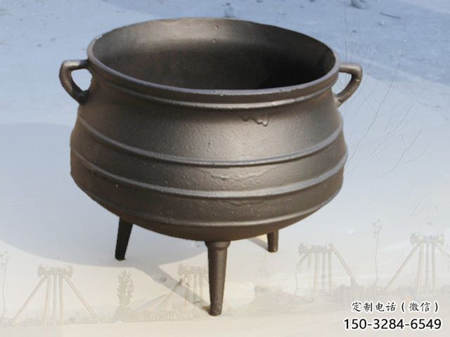 三足宣德爐香爐雕塑