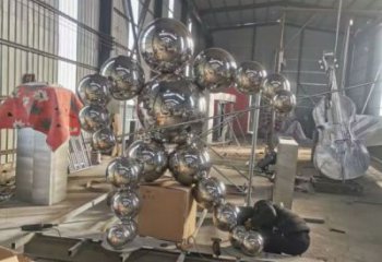 彩繪機器人雕塑