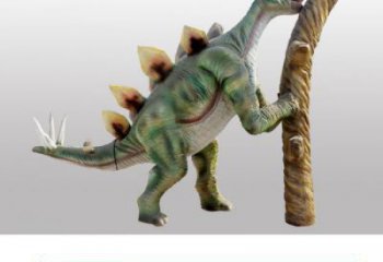 現(xiàn)代恐龍雕塑展品，室外軟裝，玻璃鋼恐龍雕塑訂做