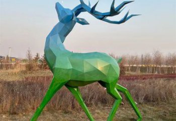 景觀小鹿雕塑供需，廣場雕塑，烤漆小鹿雕塑定制