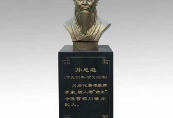 孫思邈人頭像雕塑