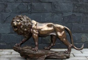 獅子雕塑底座選定，景觀雕塑，鑄銅走獅雕塑生產(chǎn)商