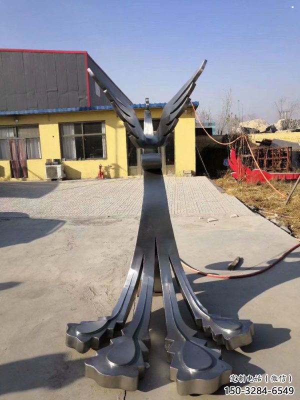 鳳凰雕塑服務商，美陳雕塑，不銹鋼鳳凰雕塑廠家精選
