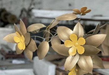 櫻花雕塑制造商，小區擺件，不銹鋼櫻花雕塑制造商