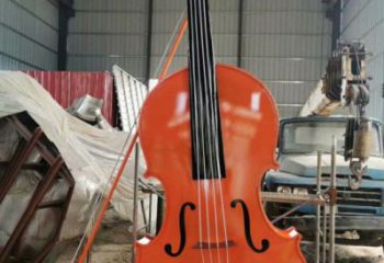 大提琴雕塑常用，公園小品，不銹鋼大提琴雕塑生產(chǎn)商