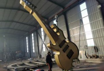 大提琴雕塑定做，小區(qū)擺件，不銹鋼大提琴雕塑制作