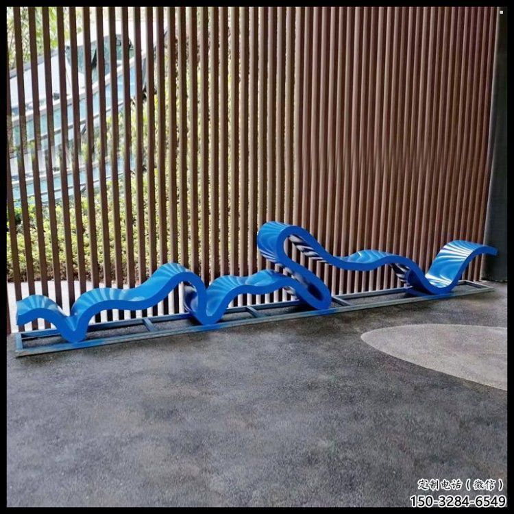 幾何藝術(shù)坐凳雕塑生產(chǎn)制作，抽象原理設(shè)計