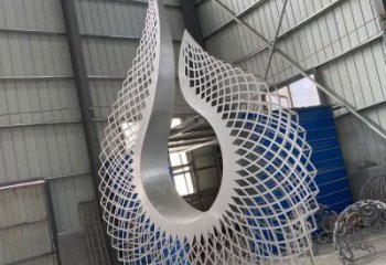 鏤空圓環雕塑供應，城市裝飾，鏤空圓環雕塑優選