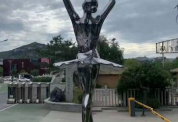 舞者雕塑定做，廣場雕塑，室外圓環舞者雕塑提供
