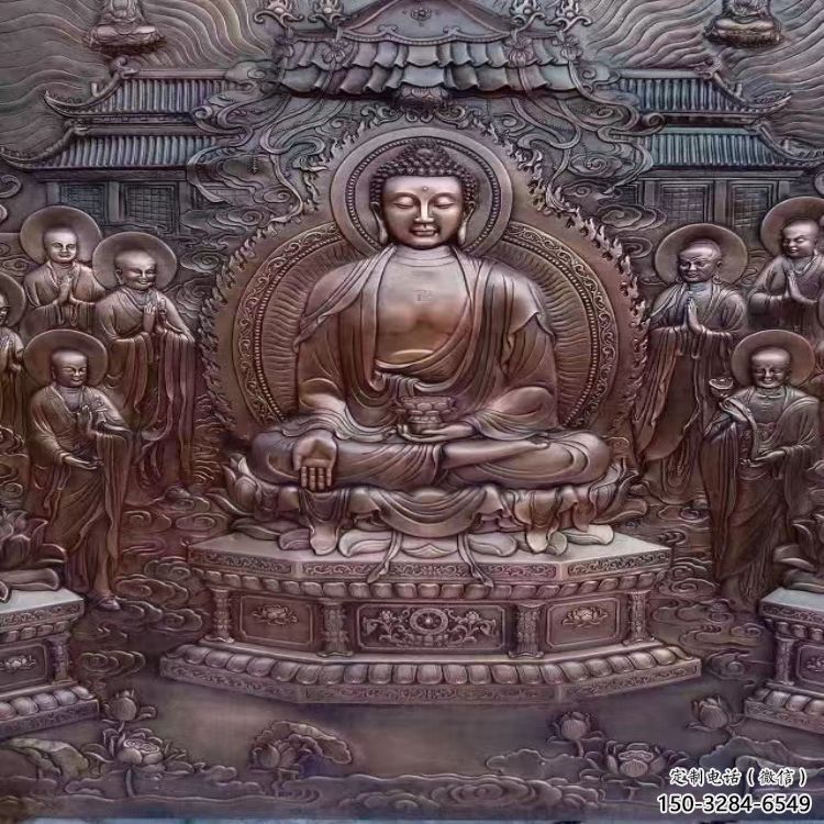 鍛銅浮雕常用，寺廟景觀，黃銅佛像浮雕生產(chǎn)商