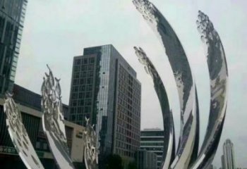 亳州地面噴泉雕塑小品，圓環結構概念，旱地水景噴泉體系