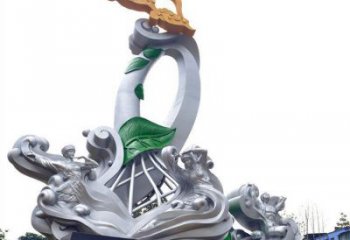 平涼蘭花雕塑承接，城市裝飾，大型蘭花花朵雕塑公司