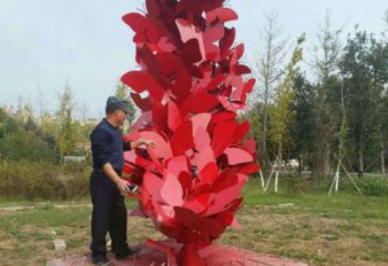 南寧公園花環雕塑