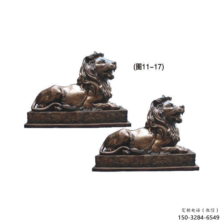 五指山公園獅子雕塑供求，景觀雕塑，鑄銅趴獅雕塑優(yōu)選